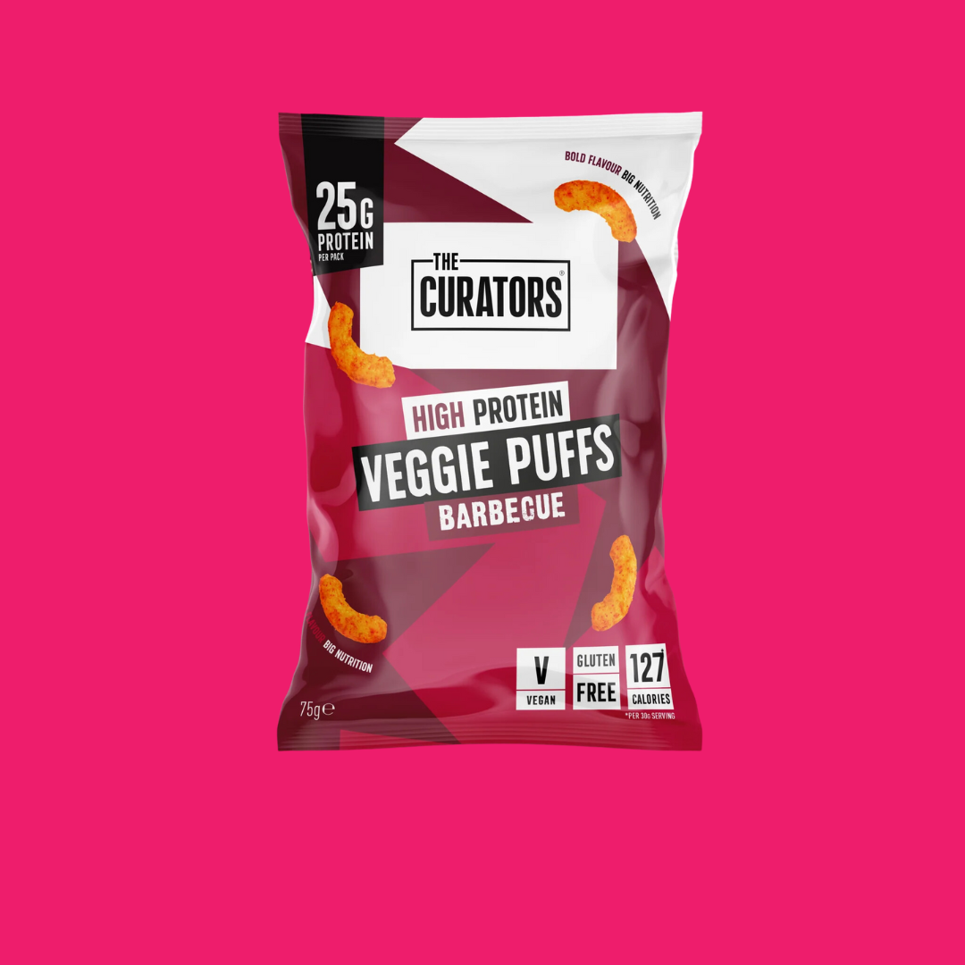 The Curators Barbecue Flavour Veggie Puffs 75g - Case of 5