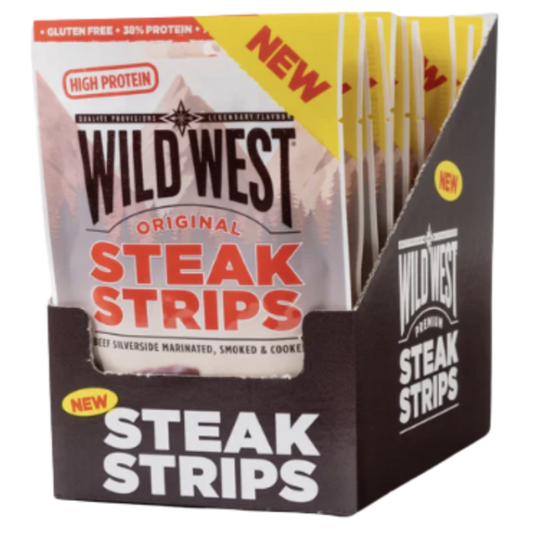 Wild West Original Steak Strips 35g - Case of 16
