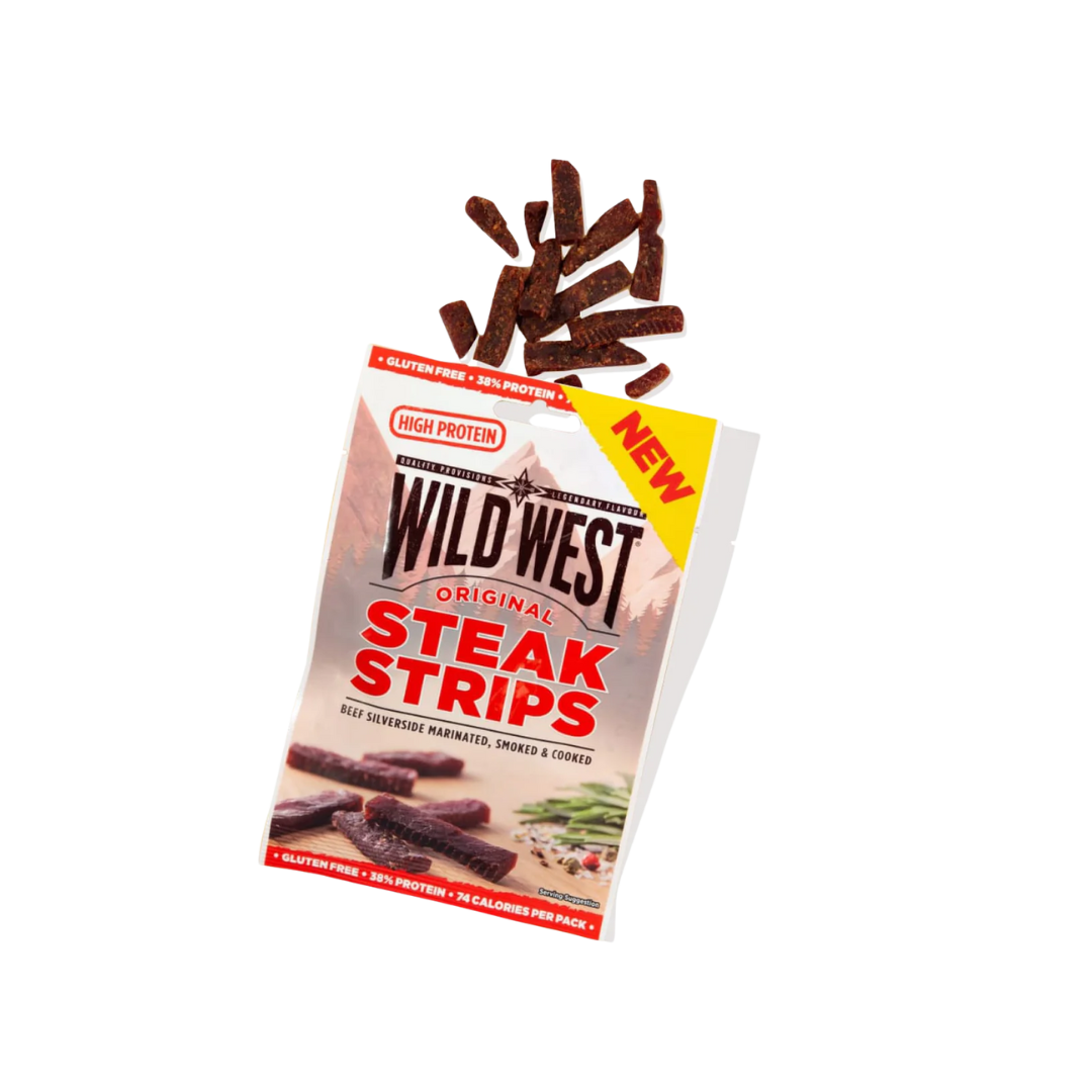 Wild West Original Steak Strips 35g - Case of 16